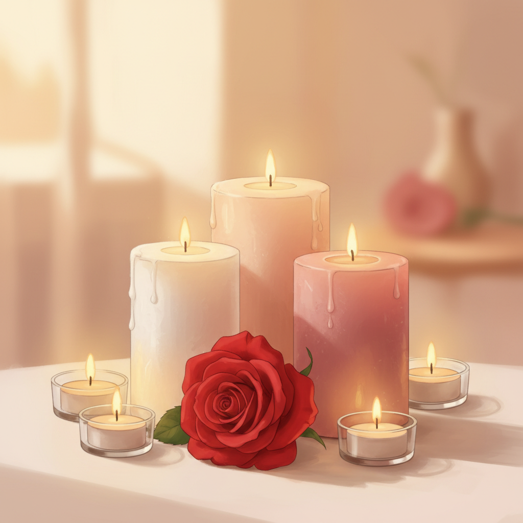 Velas Sant Jordi sin texto