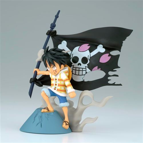 Figura Luffy Movie History One Piece Banpresto - vista trasera