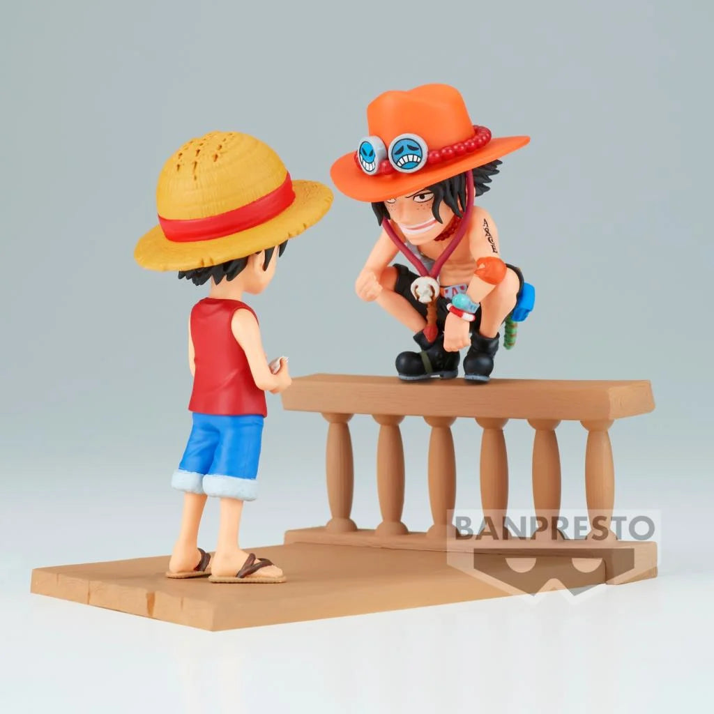 Figura Luffy y Ace niños One Piece Movie History Banpresto - vista 4