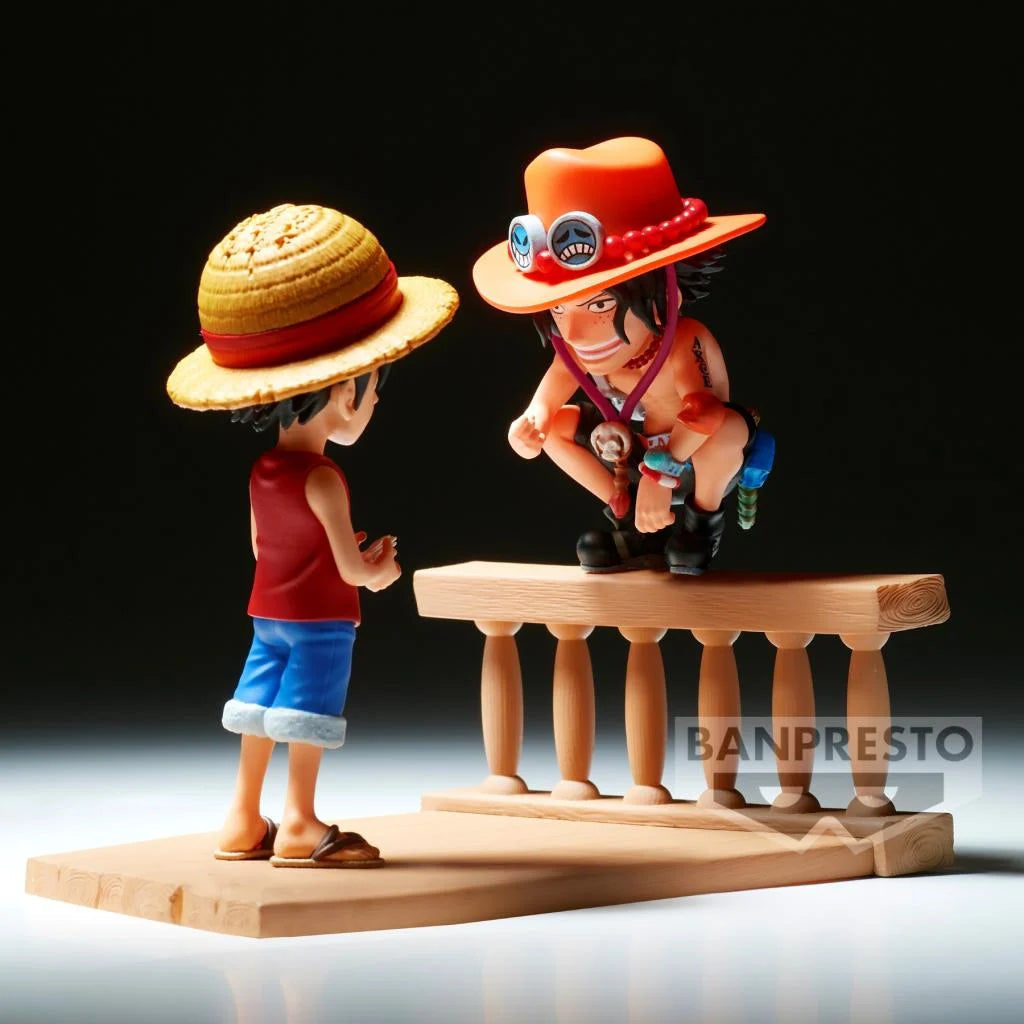 Figura Luffy y Ace niños One Piece Movie History Banpresto - vista 5