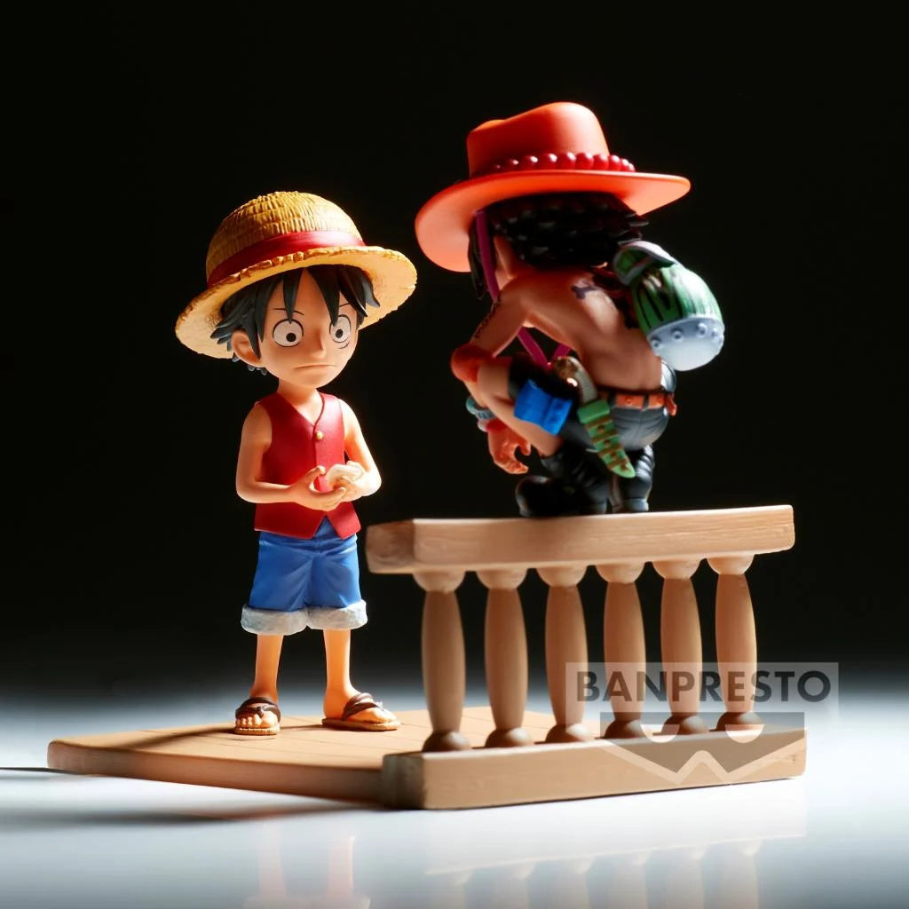 Figura Luffy y Ace niños One Piece Movie History Banpresto - vista 6