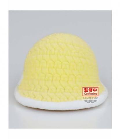 Figura Fluffy Puffy Mine Kirby Banpresto - gorrito amarillo esponjoso