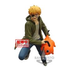 Figura Denji y Pochita Chainsaw Man Vibration Stars Banpresto - vista frontal