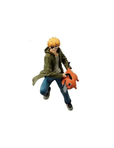 Figura Denji y Pochita Chainsaw Man Vibration Stars Banpresto - vista lateral