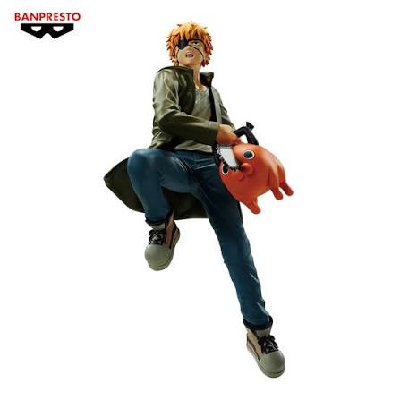 Figura Denji y Pochita Chainsaw Man Vibration Stars Banpresto - vista lateral 2