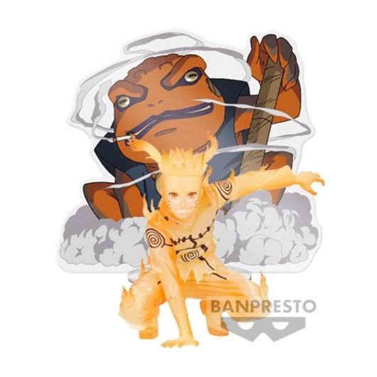 Figura Naruto Modo Kurama Panel Spectacle Banpresto - con panel Gamabunta
