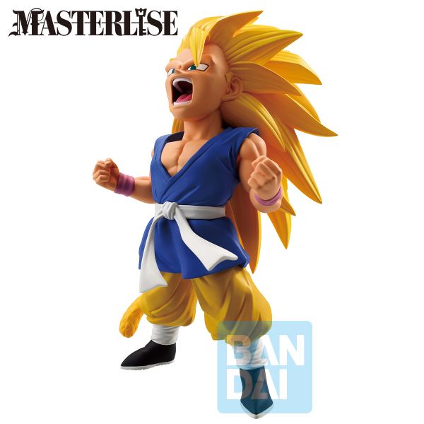 Figura Goku Super Saiyan 3 Dragon Ball GT Masterlise Banpresto - vista lateral